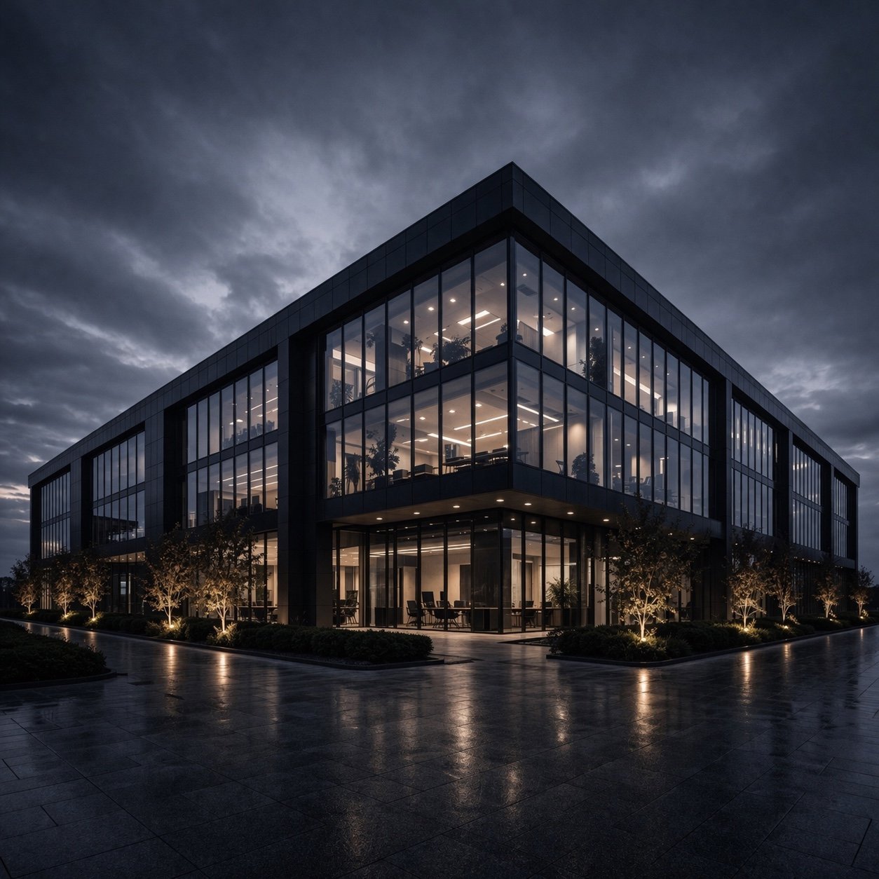 Front of house and facilities standards in a commercial building